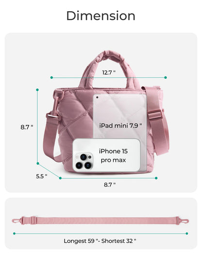 BAGSMART Crossbody Bags for Women, Small Crossbody Bag Cross Body Purse Mini Tote Travel Purse Shoulder Handbags Wallet