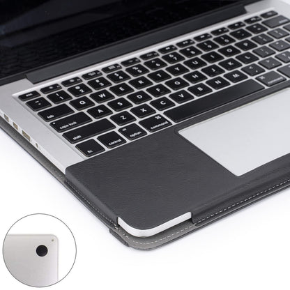 TYTX Compatible with MacBook Pro 14 Inch Leather Case 2025 2024 2023 2022 2021 Release M5 A3434 M4 A3112 A3185 A3401 M3 A2918 A2992 M2 A2779 M1 A2442, Protective Folio Book Cover, Black