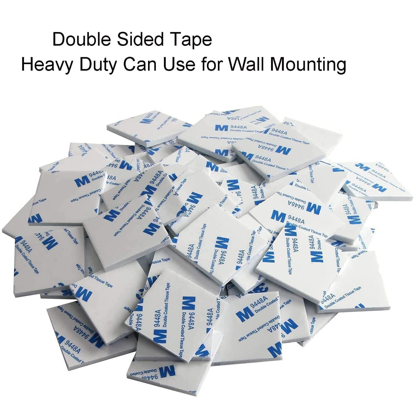 Yeecheng 200Pcs Square Double Sided Foam Tape,27x27mm Strong Adhesive Heavy Duty Mounting Stickers for Photo Albums, Hooks, Mirrors, Bookcases.