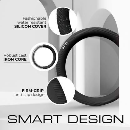 Yes4All Power Ring 10lbs, Weight Ring, Weighted Circle, Kettlebell for Yoga Exercise, Aerobics, Home Fitness, Core Training