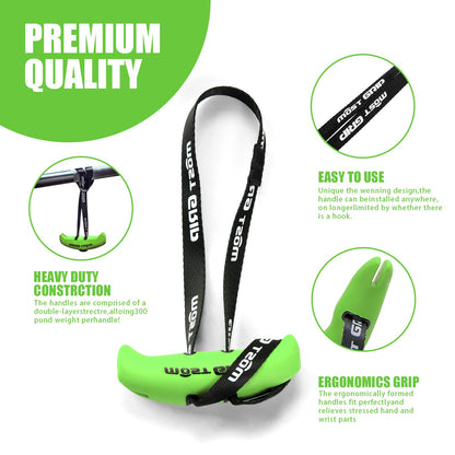 MOST GRIP Neutral Grip Pull Up Handles for Home Gym Workout, Ergonomic Pull Up Grips with Non-Slip for Pull Up Bar and T-bar Row
