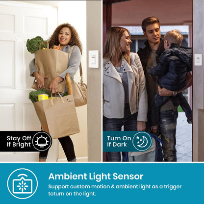 Milfra Smart Light Switch Single-Pole,Smart Switch 2024 New Model 10A,Compatible with Alexa, Siri and Assistant,Voice and Remote Control,Neutral Wire Required,No Hub Required
