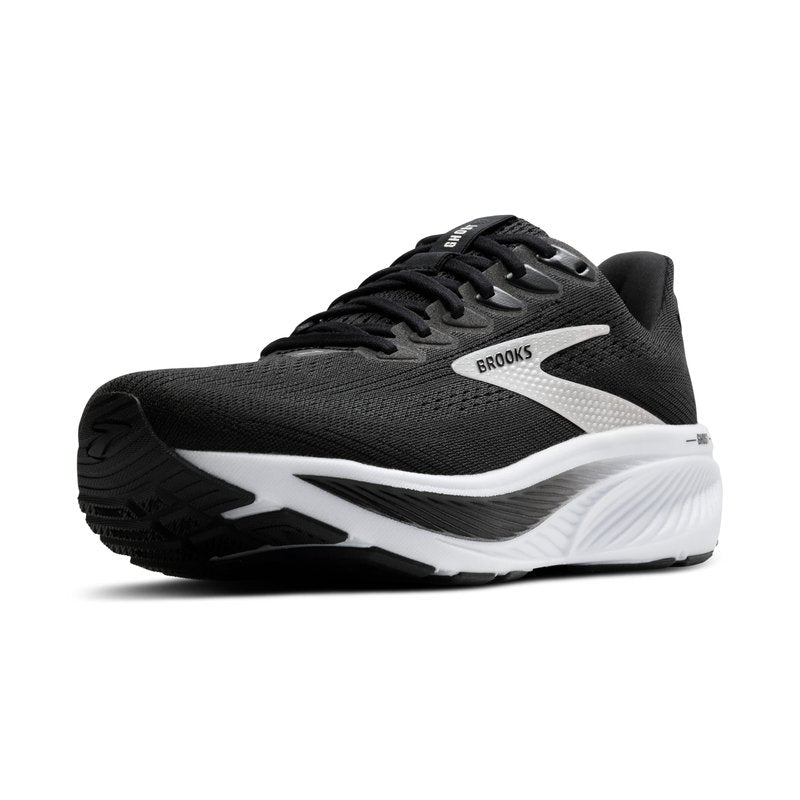 Brooks Men’s Ghost 17 Neutral Running Shoe - Black/Grey/White - 8.5 Wide