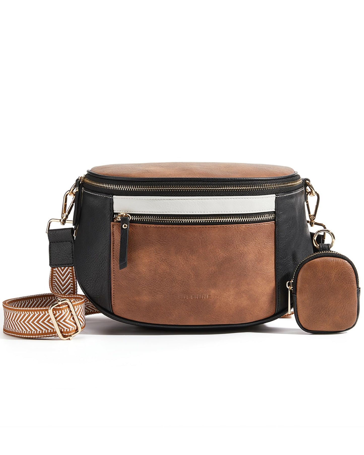 Missnine Crossbody Bags for Women, Vegan Leather Purses for Women Bum Bag Small Shoulder Handbags
