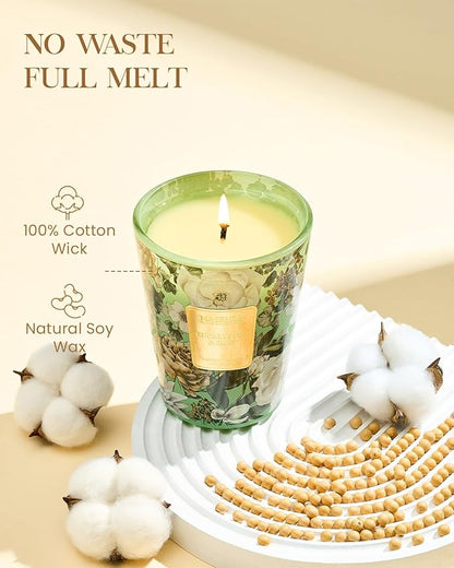 M&SENSE Eucalyptus Sage Scented Candle, 35oz 150H Long Lasting, 3-Wick Natural Soy Candles Aromatherapy Relaxing Sleep, Fall Winter Christmas Thanksgiving Home Fragrance Housewarming Gifts