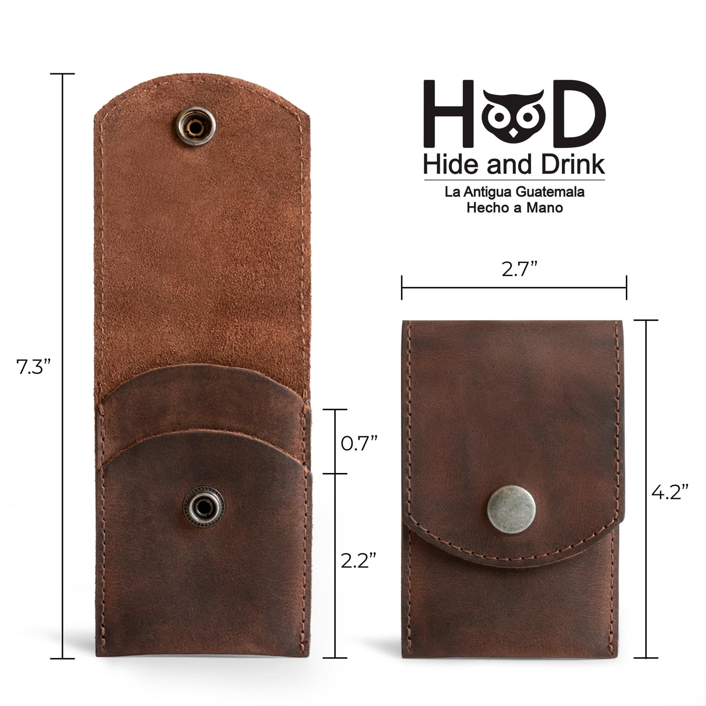 Leather Double Nail Clipper Case, Travel Scissors Cover for Men & Women, Grooming Kit Cases, Personal Manicure Set Organizer, Mens Care, Clippers, Fingernail Trimming, Toenail Pedicure, Nails Cutting
