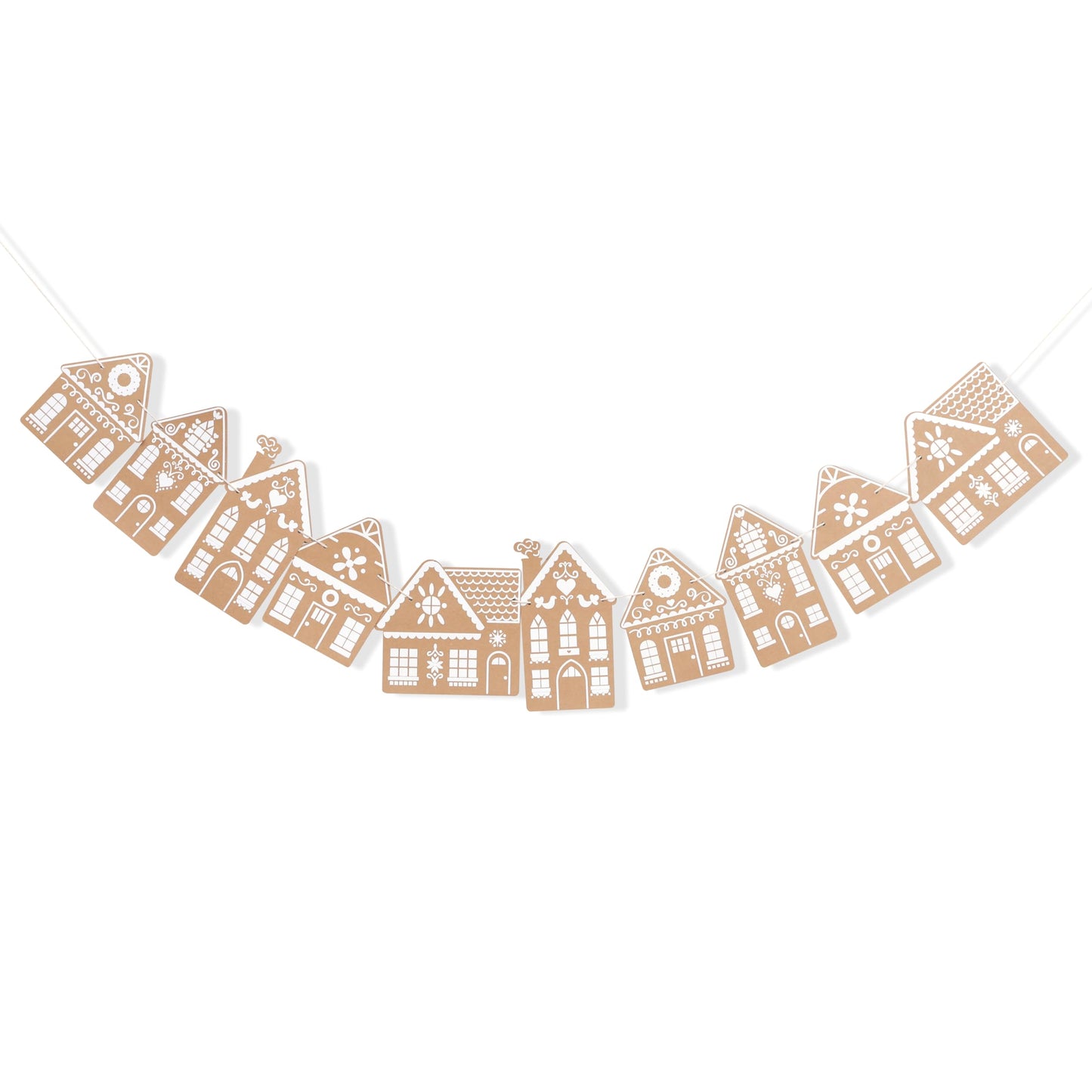 Christmas Decorations,Christmas Gingerbread House Hanging Banner