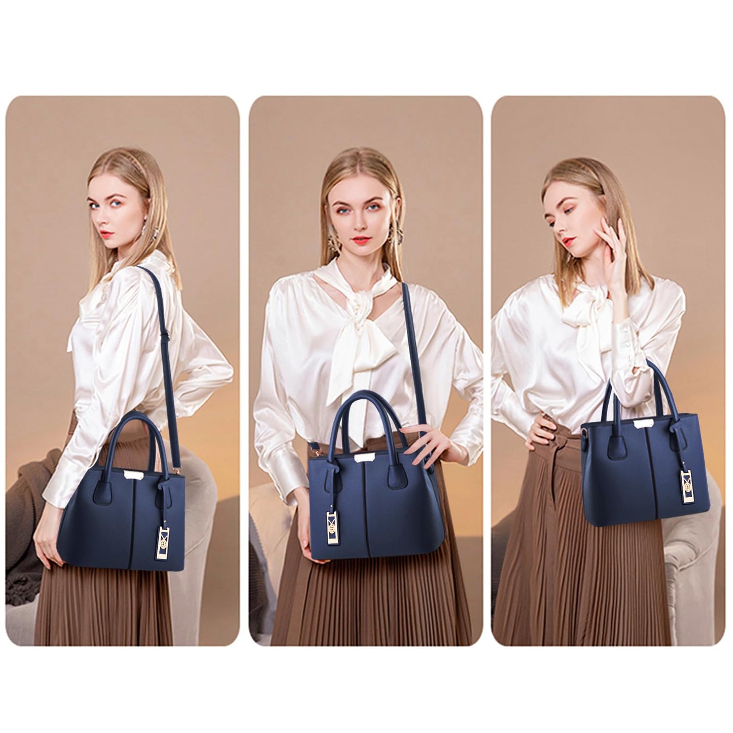 CHICAROUSAL Purses and Handbags for Women Leather Crossbody Bags Women's Tote Shoulder Bag…