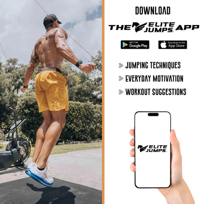 EliteSRS 10 Foot Outdoor Rated 5Mm Pvc, Boxer Jump Rope 3.0 with Smooth Action Polymer Handles and Ergonomic Slip-Resistant Dimpled Grips Black