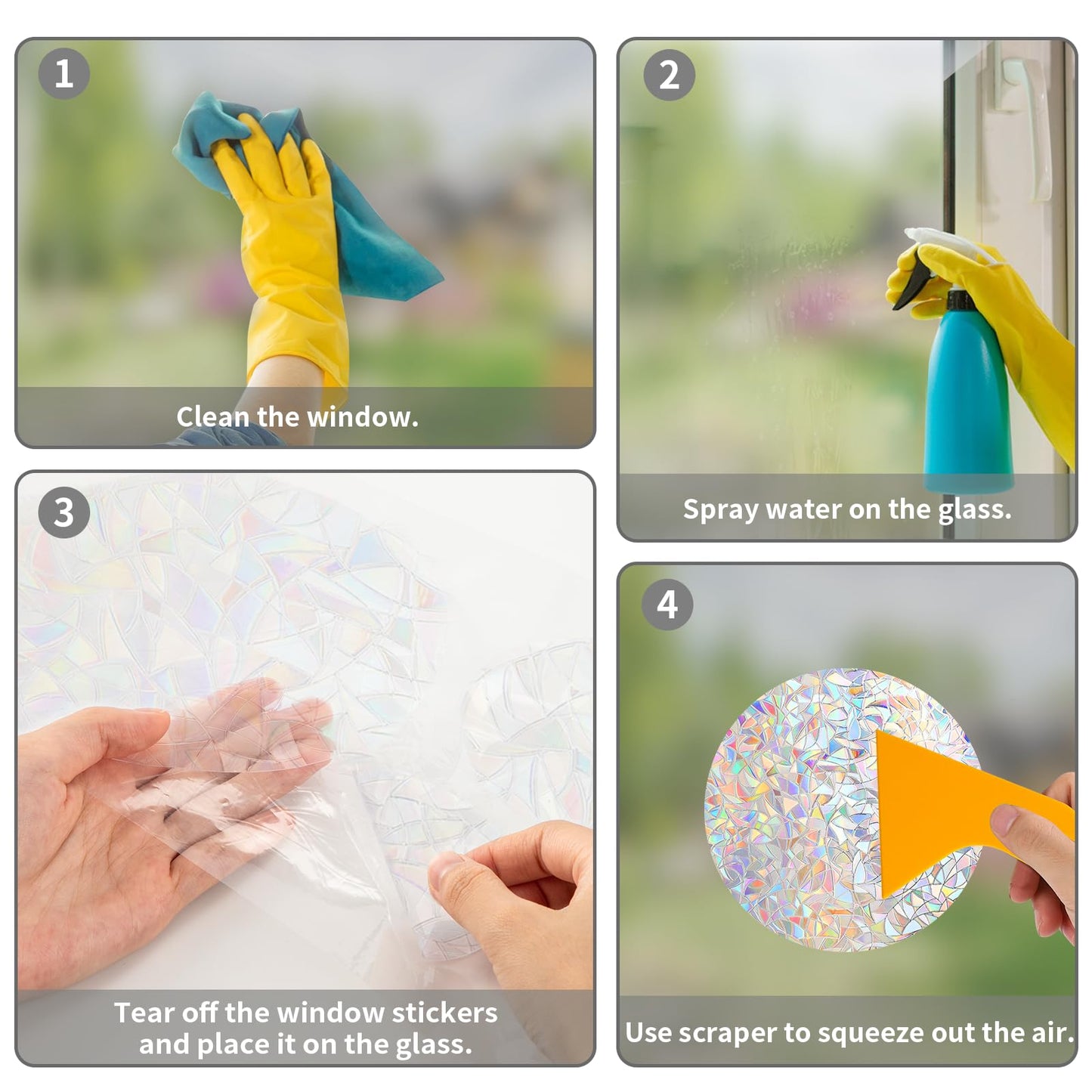 39 Anti Collision Window Decals for Bird Strike Prevention, Window Clings Suncatcher Stickers