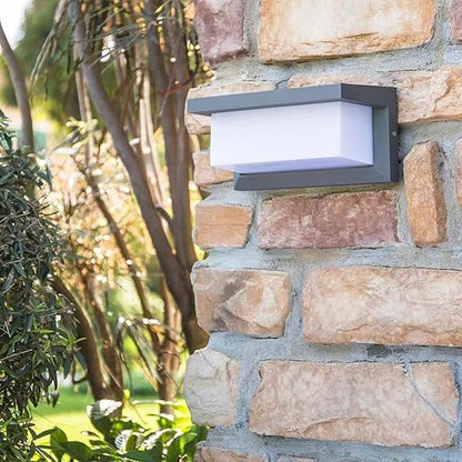 Outdoor Wall Sconce Light 20w Exterior Light Fixtures 2000Lm 6500K LED Porch & Patio Lamps Wall Mount IP65 Waterproof for House Outside Front Door