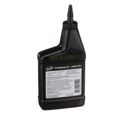 Sta-Lube Hydraulic & Jack Oil SL2621-15 Fl. Oz., Anti-Foam, Anti-Rust 20W Non-Detergent Oil, Amber