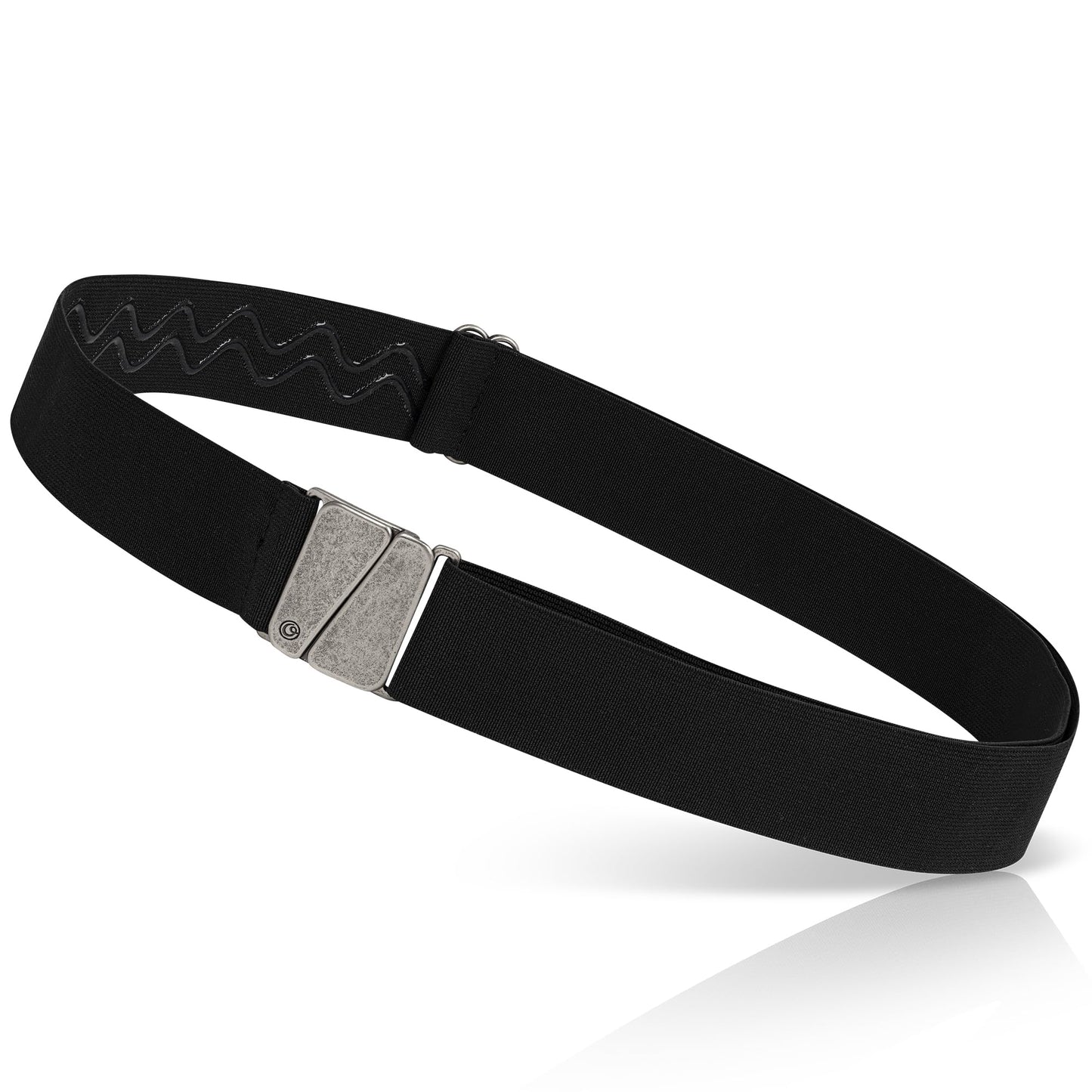 ONE-BELT No Show Invisible Elastic Belts for Women & Men 1.30" adjustable Non Slip No Buckle Bulge, Designed in USA.