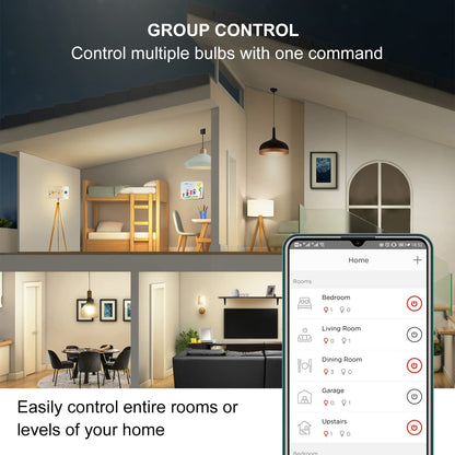 Sengled Smart Light Bulbs, Zigbee Hub Required, Works with Alexa and SmartThings, Voice Control with Google Home and Echo with built-in Hub, Soft White 60W Equivalent A19 Dimmable Smart Bulbs, 4-Pack