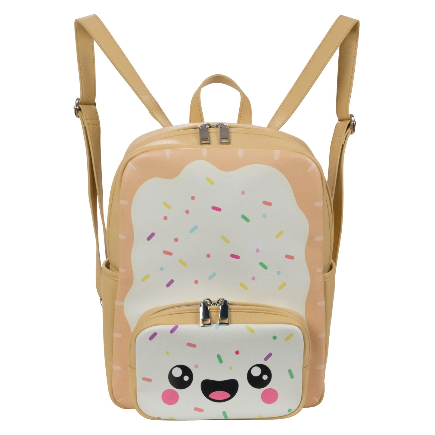 Remember Like Yesterday - Kawaii Poptart Backpack Purse | Women and Kids Fashion Backpack Purse | Faux Leather