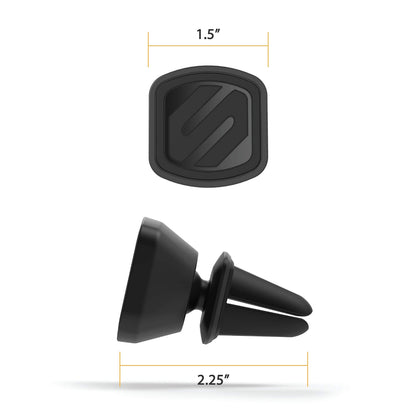 Scosche MMWSM-2PKXCES0 MagicMount Select Magnetic Car Phone Holder Mount for iPhone and Android - 2 Pack - Secure Magnetic Cell Phone Mount for Car Window or Dash - Universal 360° Adjustable Head
