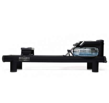 WaterRower Gronk Fitness M1 Hi Rise Water Rowing Machine with S4 BLE Monitor | Limited Edition Low Impact Cardio Workout Machine | Commercial Grade Water Rowing
