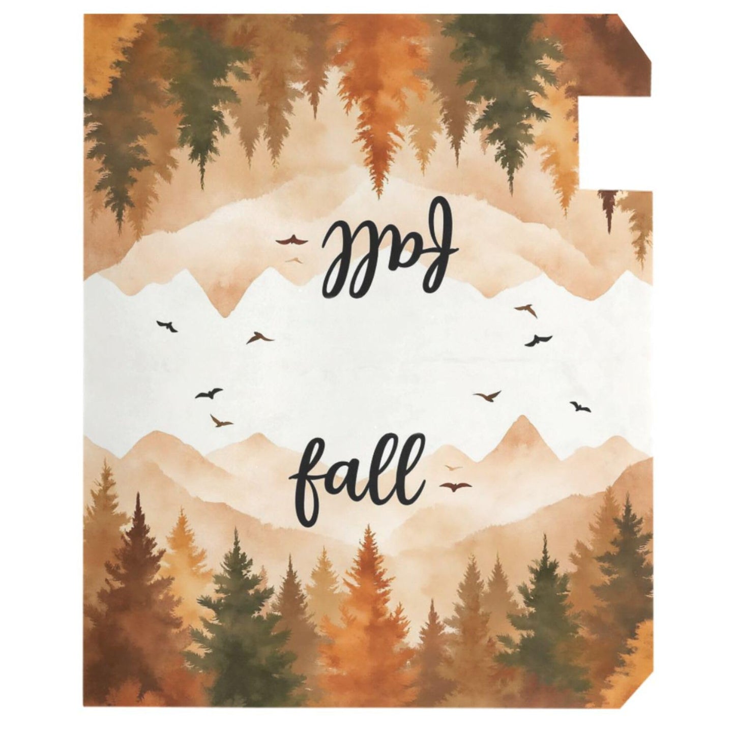 Wamika Hello Fall Forest Magnetic Mailbox Covers Autumn Pine Tree Mailbox Cover Over Size Full Magnet Garden Yard Porch Mail Boxes Cover Holiday Decorations 25" L x 21" W