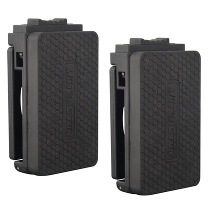 MUTUACTOR Magnetic Belt Clip Heav Duty, 2PCS Super Strong Tool Belt Tool Holster,Anti-Slip Rubber Coated Magnetic Belt Clip for Organizing Screwdrivers Hammers Wrenchs