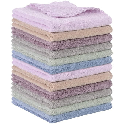 SUNLAND Microfiber Face Cloth Reusable Makeup Remover Facial Cleansing Towel