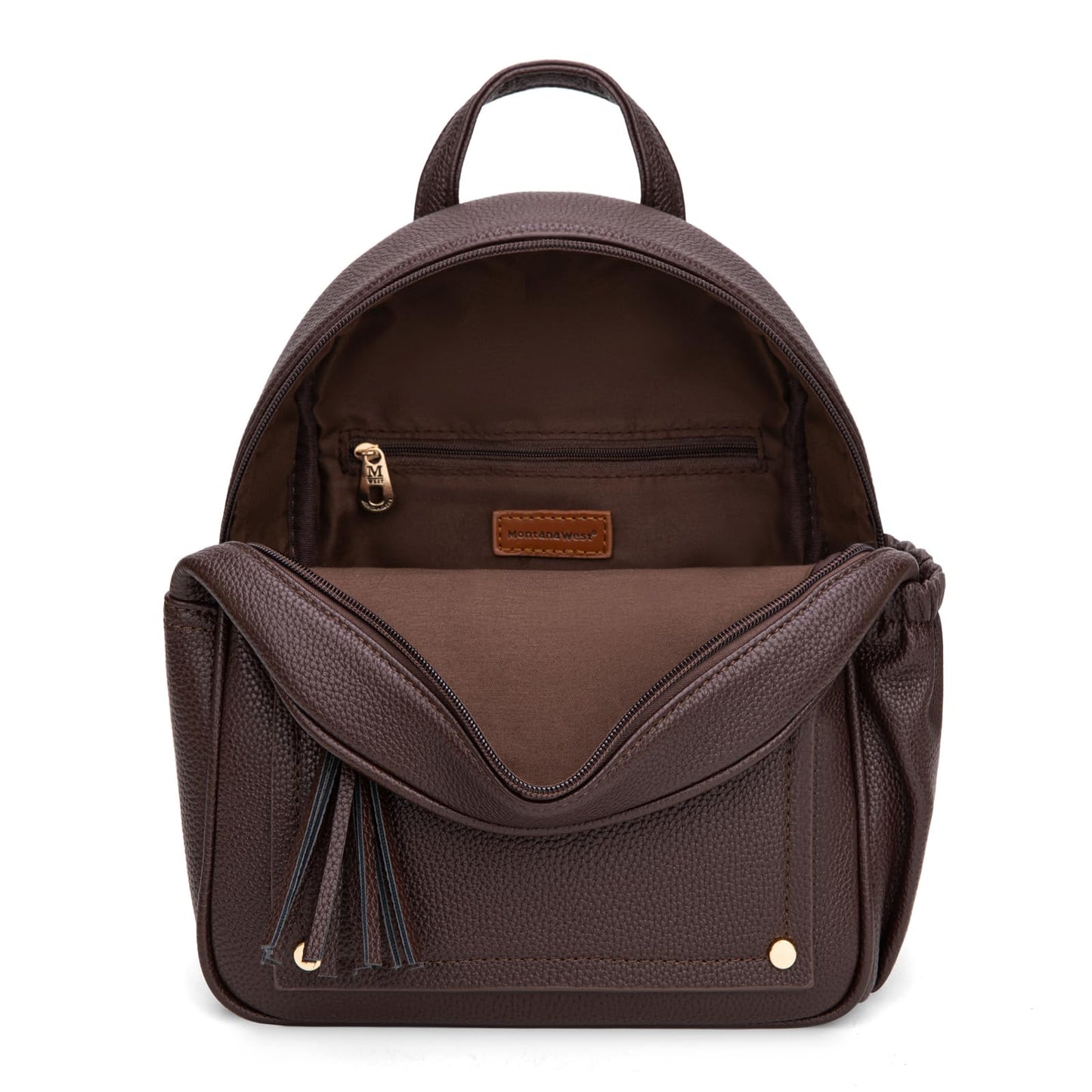 Montana West Mini Backpack Purse for Women Anti Theft Backpacks with Secured Zipper and Tassel