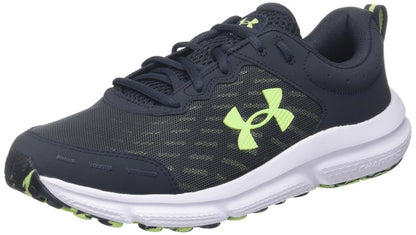 Under Armour Mens Charged Assert 10 Anthracite/Anthracite/Morph Green 12.5 Medium