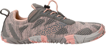 Joomra Women Minimalist Shoes Barefoot Treadmill Walking Athletic Size 10 Gym Lightweight Jogging Hiking Trekking Toes Workout Sneakers Grey Pink 41