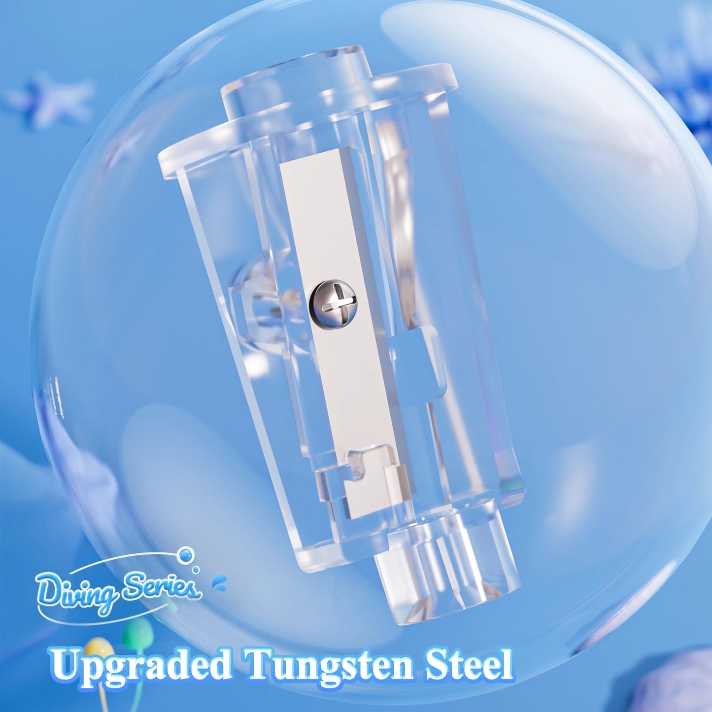 M&G Electric Pencil Sharpener, Portable Pencil Sharpener Cute Cat Design Battery/USB Dual Power Operated Sharpener for Pencils Kids Students Home Classroom School Office