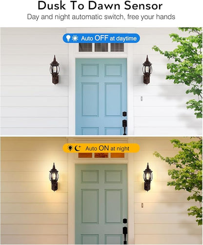 VIANIS 2 Pack Exterior Wall Lantern, Oil-Rubbed Bronze Outdoor Light Fixture Wall Mount, Anti-Rust Outside Porch Lights for House, Waterproof Outdoor Sconce Lighting Lamp, Coach Lights for Garage