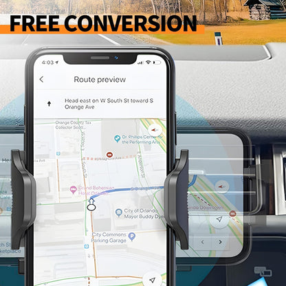 Phone Holder for car, Car Phone Holder Mount with Upgraded Metal Hook Clip for Air Vent, Car Mount Smartphones Holders