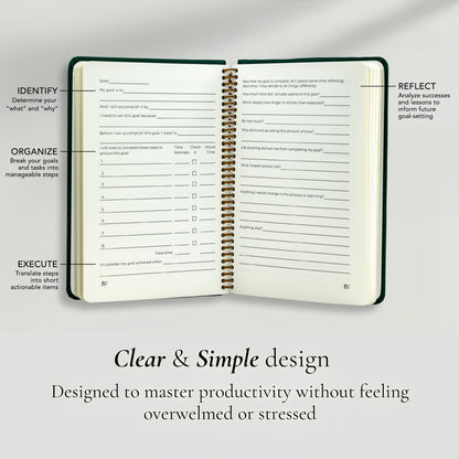 Plan for Everything: Repeatable ADHD Productivity Task Tracker for Adults and Students, Improved Executive Functioning, Enhance Focus & Organization, Women and Men, Achieve Goals