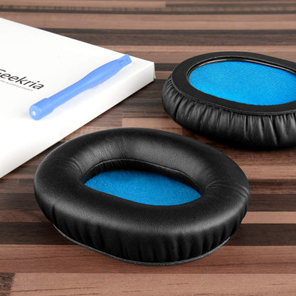 Geekria Replacement Ear Pads for Sennheiser HD8 DJ, HD6 Mix, HD7 DJ Headphones Ear Cushions, Repair Parts (Black)