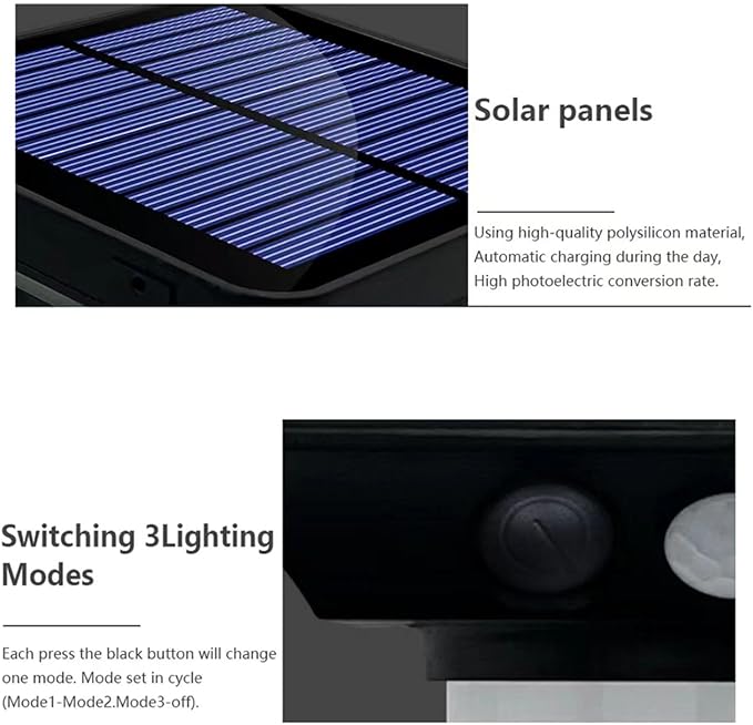 Solar Landscape Spotlight, 4 Pack IP65 Waterproof Outdoor Garden Solar Powered Pathway Light Motion Sensor Path Lighting for Yard, Patio, Pathway