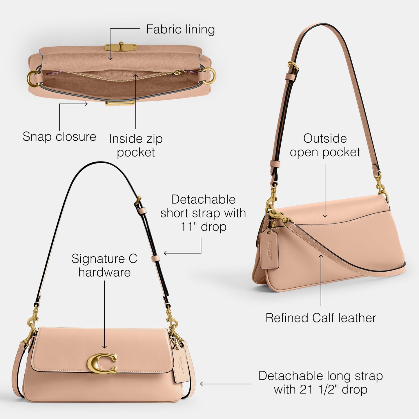 COACH Jet Shoulder Bag