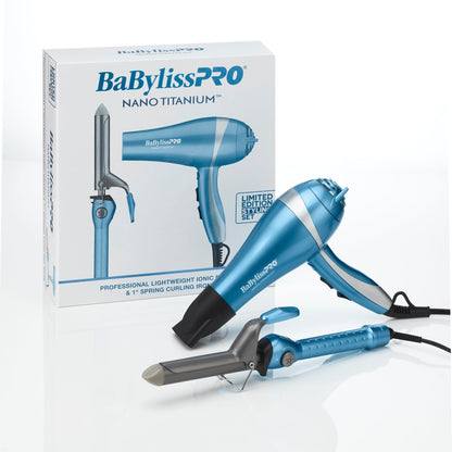 Nano Titanium 2000-Watt Blow Dryer with Concentrator Nozzle, Professional Grade Ionic Corded Styling Tool for Hair