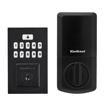 Kwikset SmartCode 260 Keyless Entry Electronic Keypad Deadbolt Door Lock with Auto-Lock, Custom User Codes, Advanced Security in Satin Nickel Contemporary