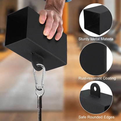 Block Strength Set, Workout Climbing Power Grip, Hand Grip Tool For Cable Machine, Forearm Finger Exerciser With Loading Pin, Strengthener Equipment Climbing Training