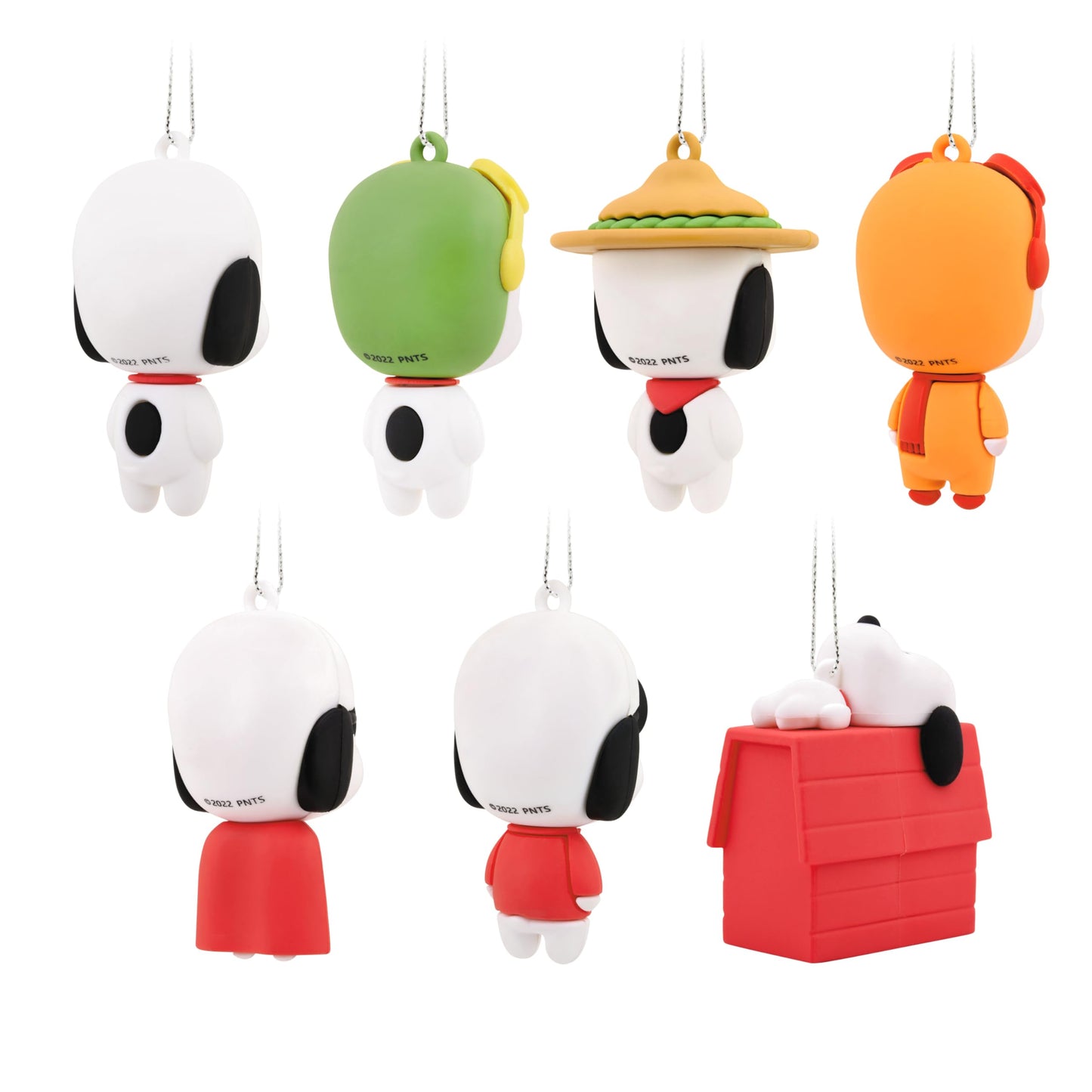 Hallmark Peanuts Snoopy Series 2 Mystery Christmas Ornaments, Set of 2 (0003HCM1162)