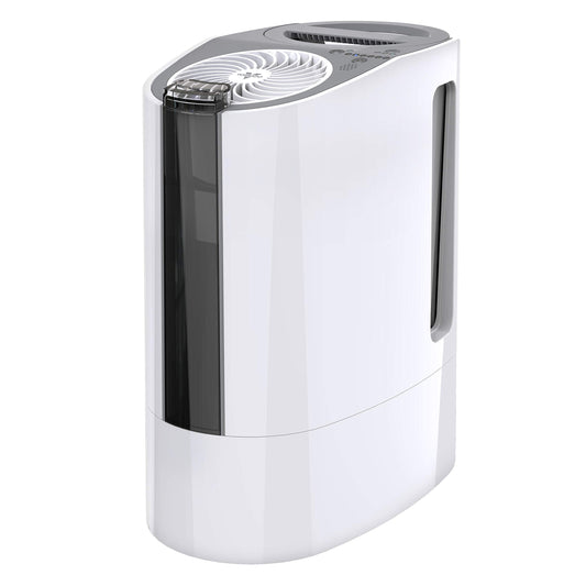 Vornado UH200 Ultrasonic Humidifier with Fan-Assisted Whole Room Humidification, Auto Humidity Control, Remote, and Electronic Humidistat, UH200 — 1.75 gal tank, White
