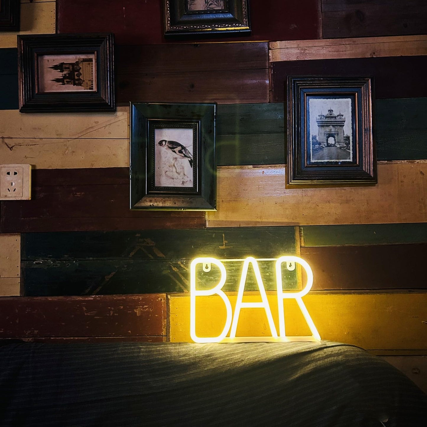 UrsaMajor Neon Sign for Bar, Pub, Party Wall Decor - Led Signs for Home Bar, Business, Christmas Gifts (Warm White)