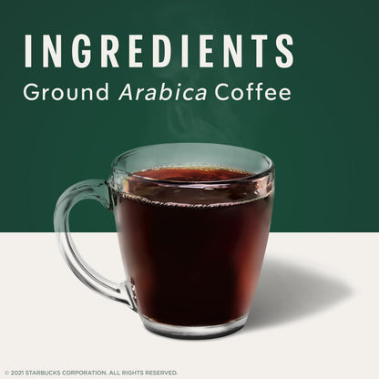 Starbucks Dark Roast Ground Coffee, Variety Pack, 3 bags (12 oz each)