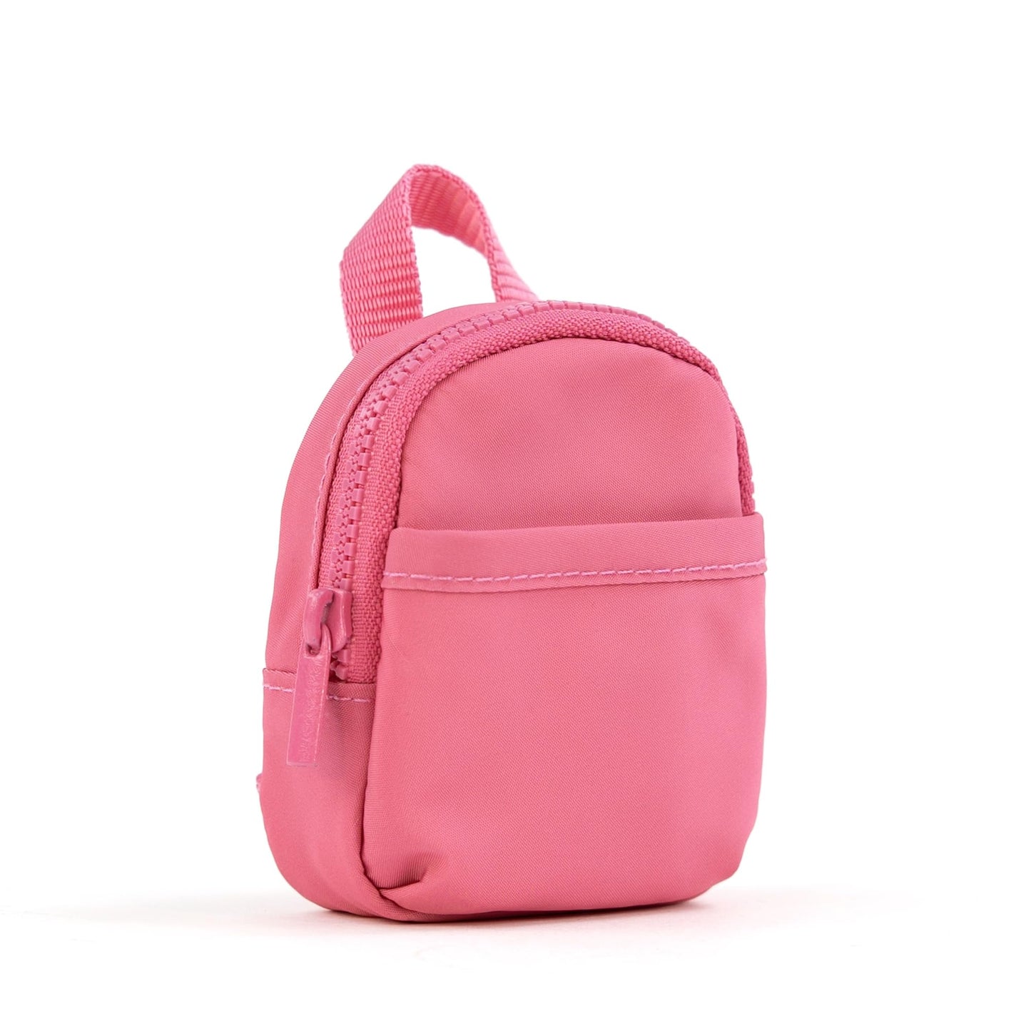 packlab Micro Nano Backpack Keychain – Mini Pink Backpack Coin Purse for Women & Girls – Trendy Small Pouch for Cards, Lip Balm & Essentials