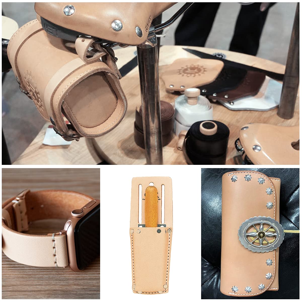 Thick Leather Sheets for Crafts Tooling Leather Square Veg Tan Leather 1.8-2.1mm Full Grain Leather Pieces Genuine Cowhide Leather for Crafts Sewing Hobby Workshop 12"x12"