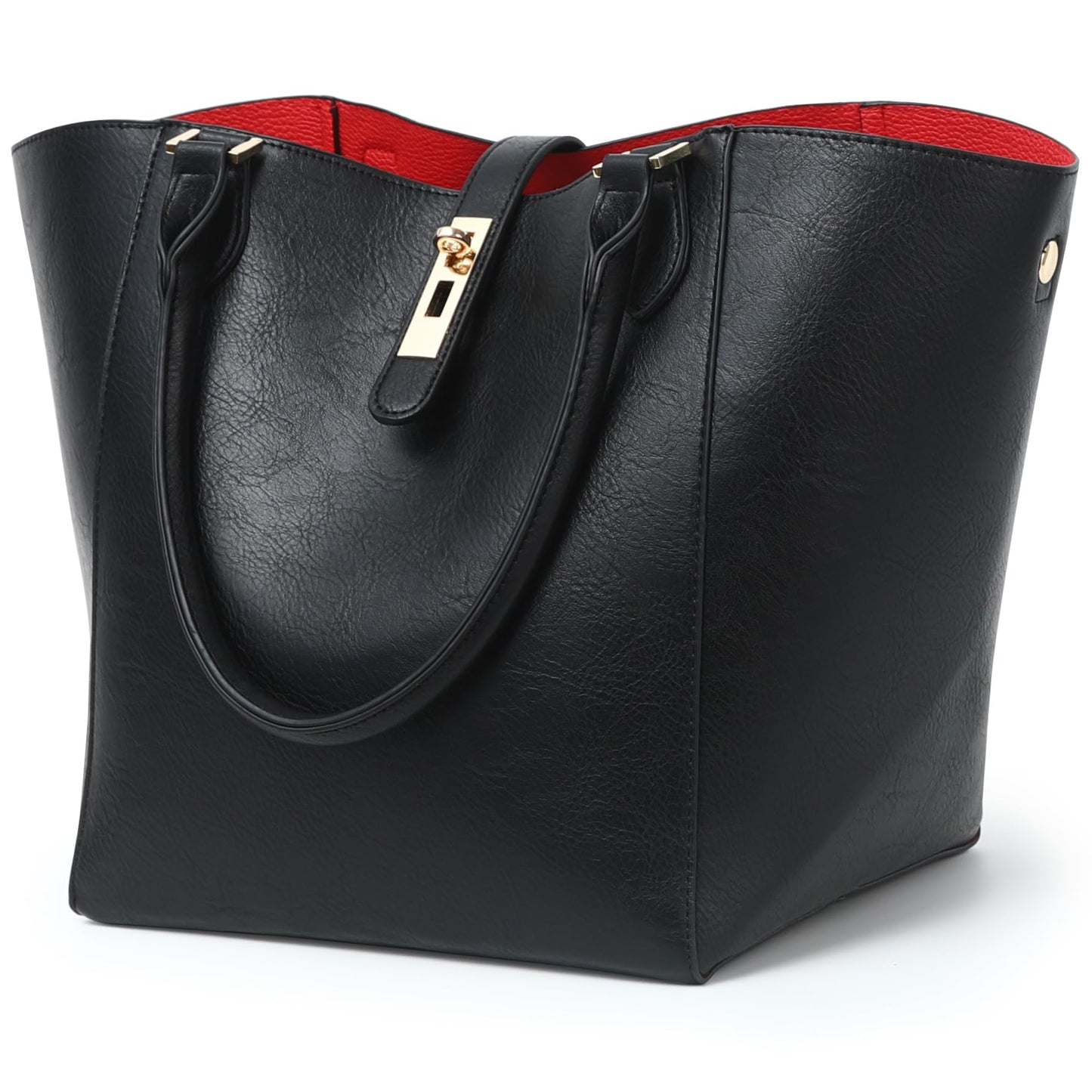 sqlp Large Work Tote Bag for Women Designer Purses and Handbags Big Bucket bags Womens Travel Shoulder Bag Black