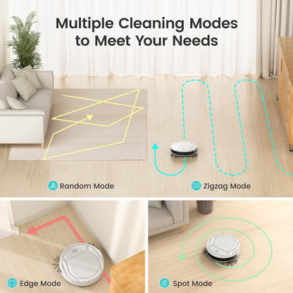 Lefant LiDAR Robot Vacuum and Mop, 450ml Visible Dustbin, Upgraded 190° PSD Obstacle Avoidance, Customized Cleaning, Multi-Floor Mapping, 150 Mins Runtime, WiFi/Alexa/APP, Pet Hair & Carpets, M330 Pro