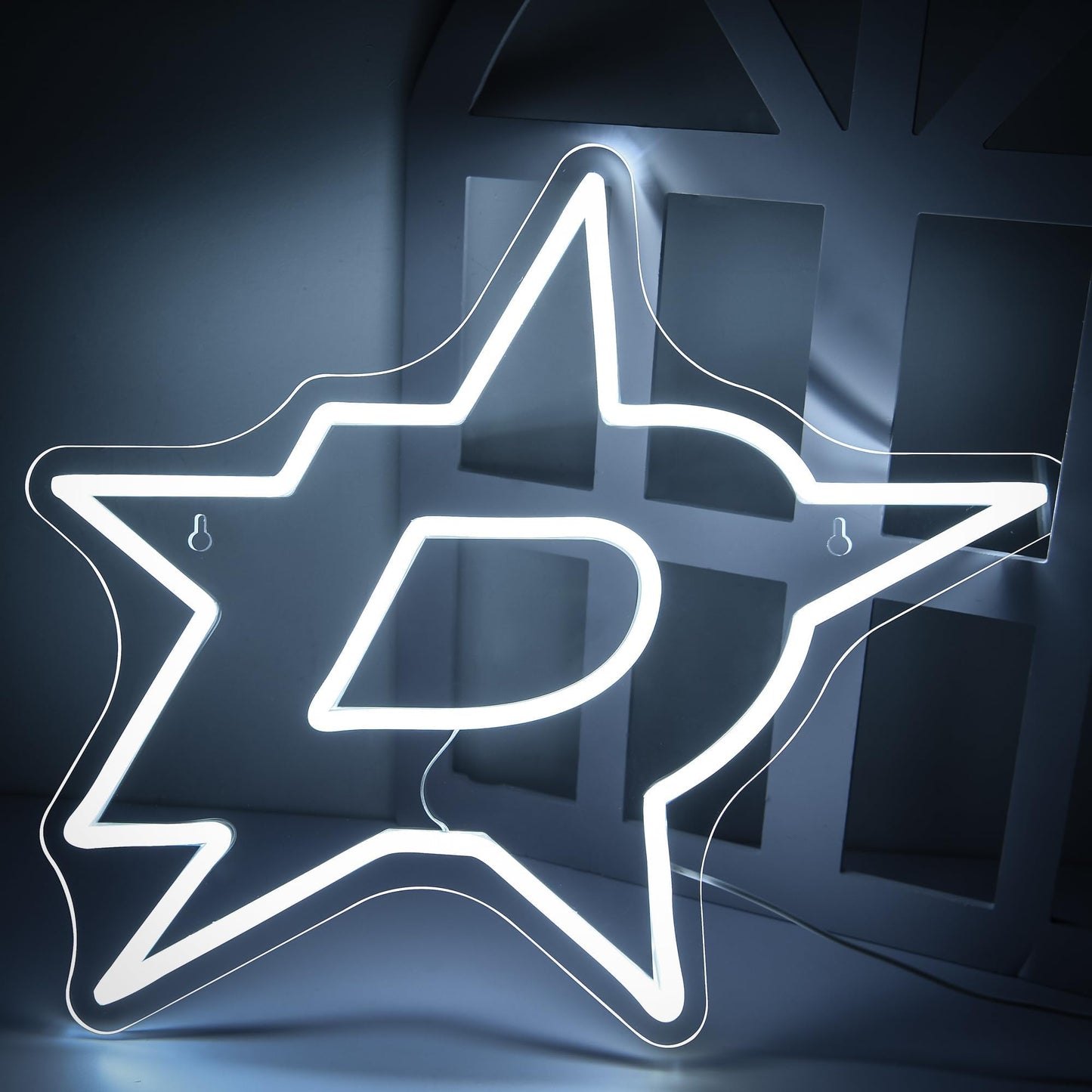 Ice Hockey Neon Sign,Ice Hockey Team,Ice Hockey LED Sign,Sport Neon Lights,Hockey Light, Hockey Club Decor,Hockey Gifts for Boys,Dallas Hockey Fans,Size 16.5 * 14.2 inches(XD103)