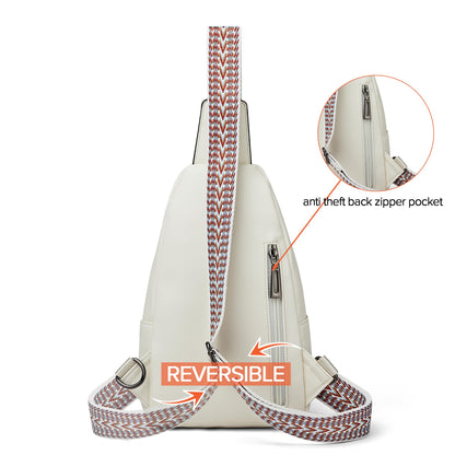 Sling Bag Crossbody Bags for Women Small Cross Body Bag Fanny Packs Chest Sling Purse for Daily Travel Leisure Sport