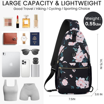 Small Crossbody Purses Bags for Women Men Travel, Chest Sling Bag Women Casual Cross Body Bag for Woman Sling Backpack
