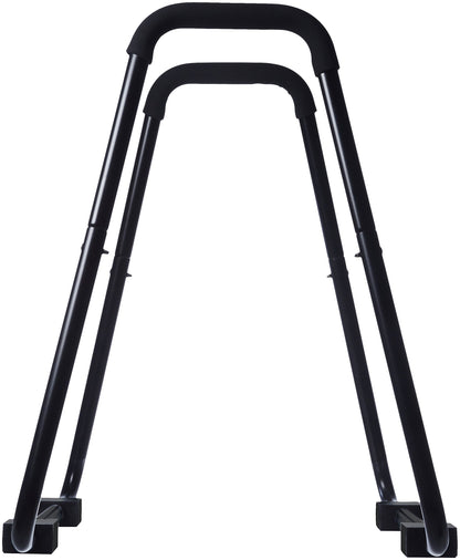 Amazon Basics Dip Bar Station, Portable Strength Training Stand for Tricep Dips & Calisthenics, Home Gym, 661 lb Weight Capacity, Black