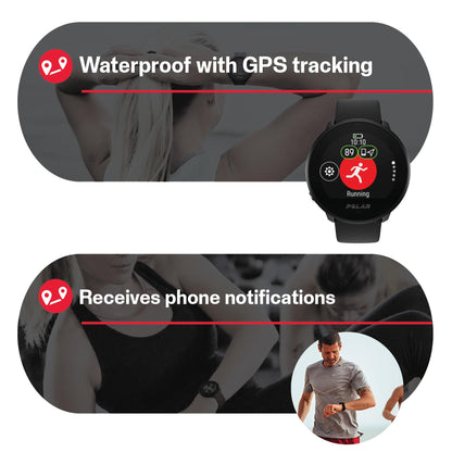 Polar Unite - Fitness Watch, 24/7 Activity Tracker, Automatic Sleep Tracking, Connected GPS, Smart Daily Workout Guidance, Recovery Measurement, 130 Sports Profiles, Wrist-Based Heart Rate Monitor